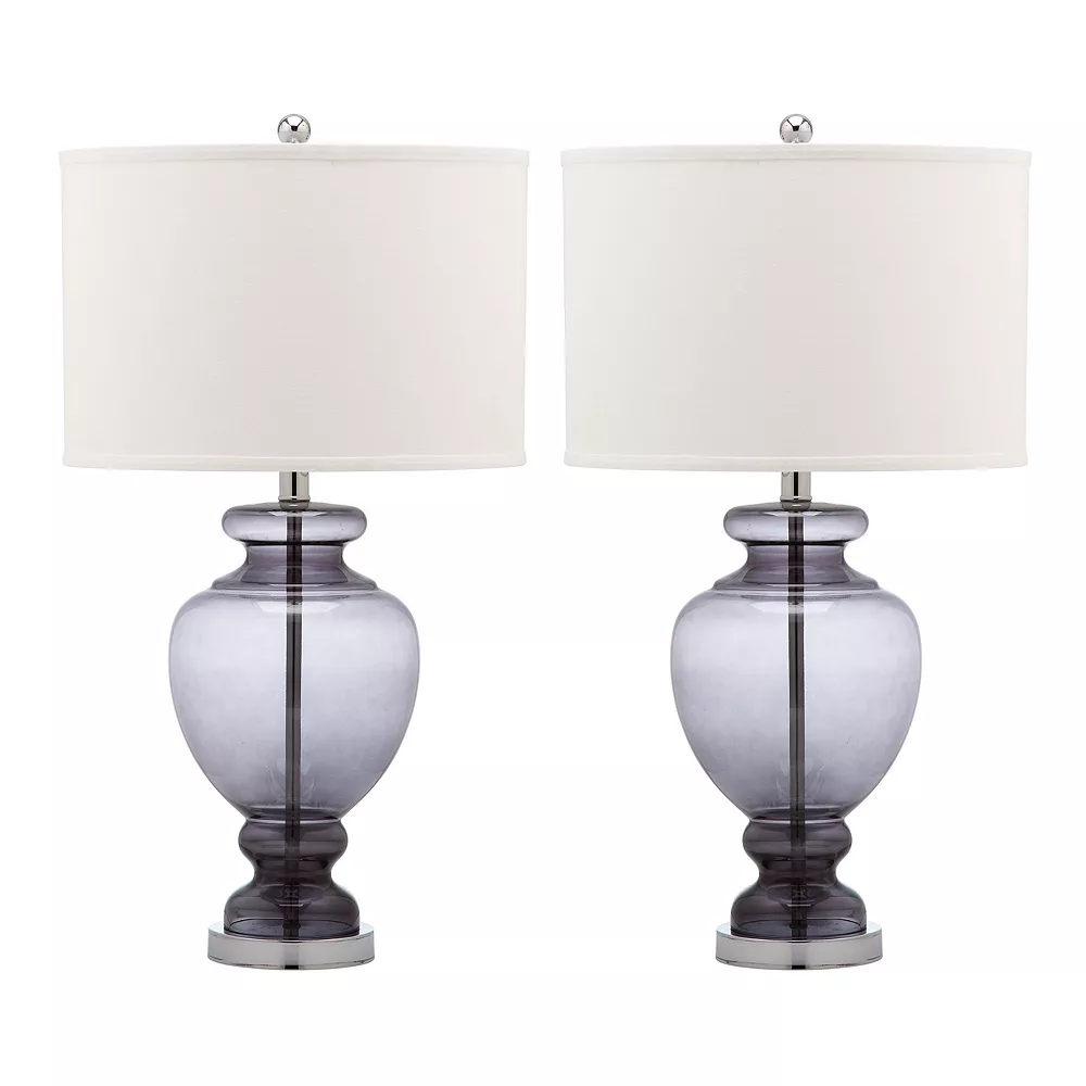 Safavieh 2-piece Glass Table Lamp Set