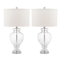 Safavieh 2-piece Glass Lamp Set