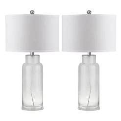 Safavieh 2-piece Bottle Glass Table Lamp