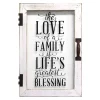 Stratton Home Decor "Family" Glass Door Wall Decor