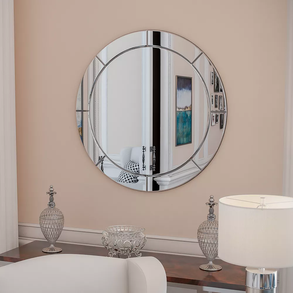 Kenroy Home Miere Cut Glass Wall Mirror - Image 3
