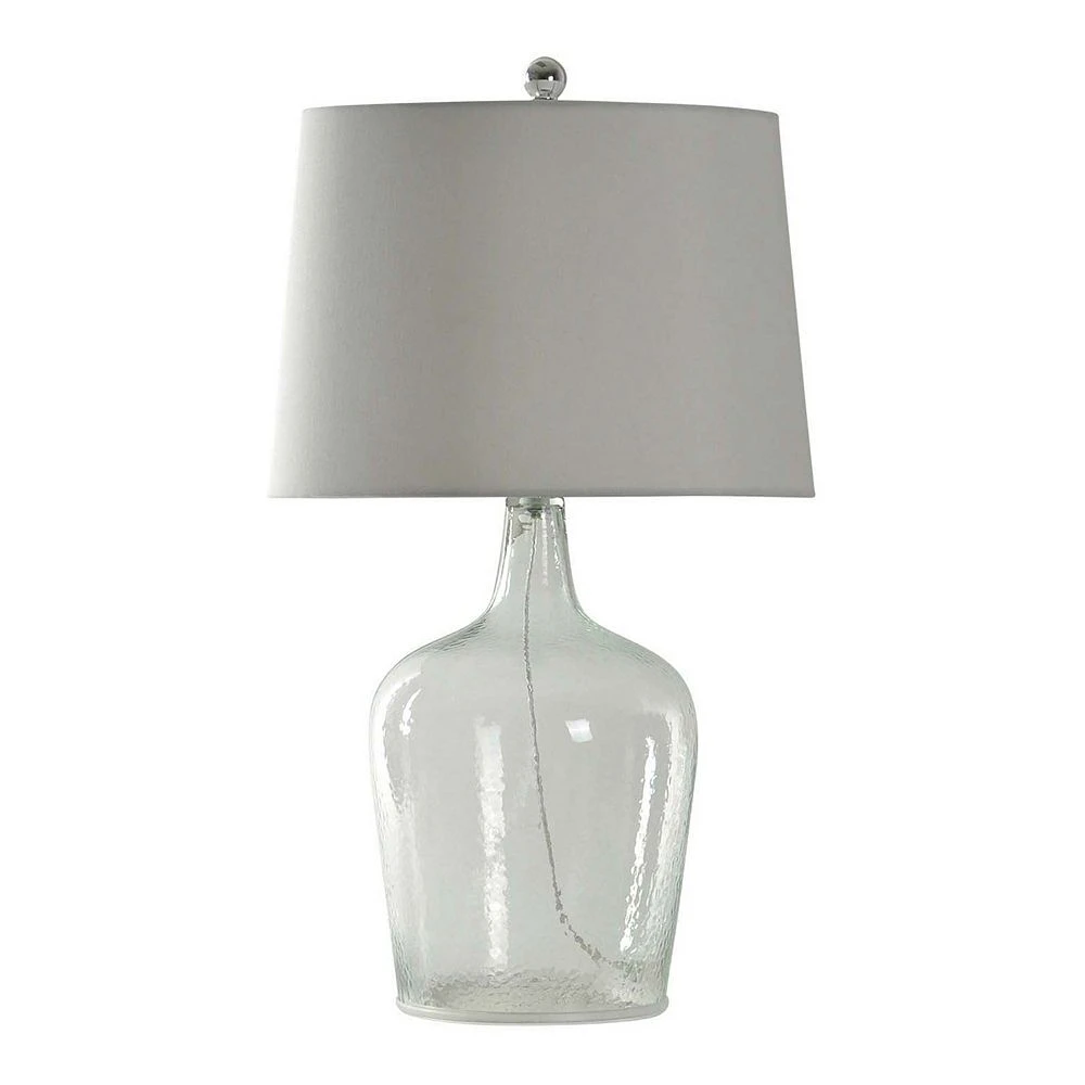 Unbranded Incognito Seeded Clear Glass Table Lamp