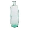 Stella & Eve Decorative Soda Lime Glass Flower Vase With Geometric Body