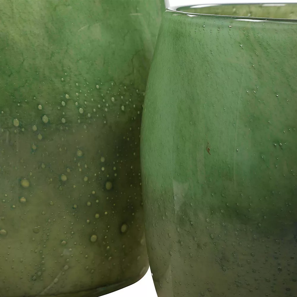 Uttermost 2-pack Matcha Green Glass Vases - Image 3