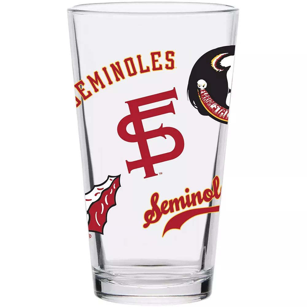 Florida State Seminoles 16oz. Medley Vintage Pint Glass - Image 2