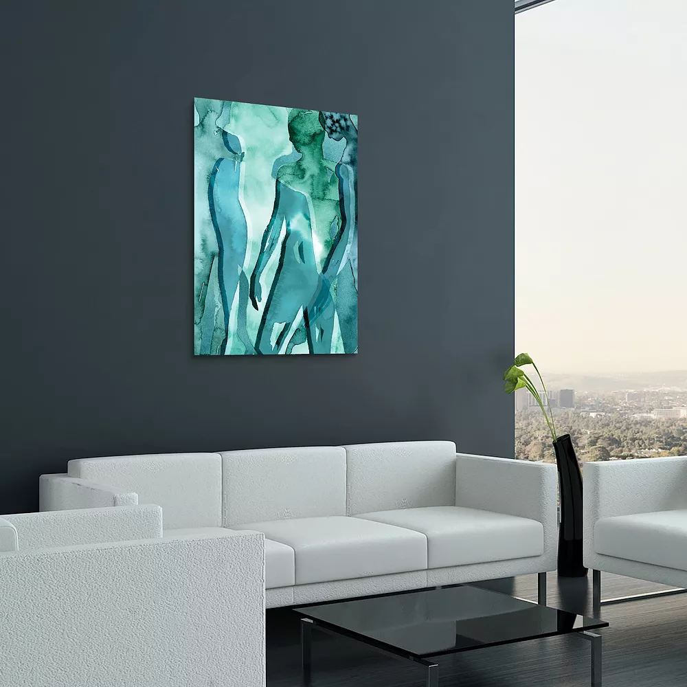 Empire Art Direct Water Women II Glass Wall Art - Image 2