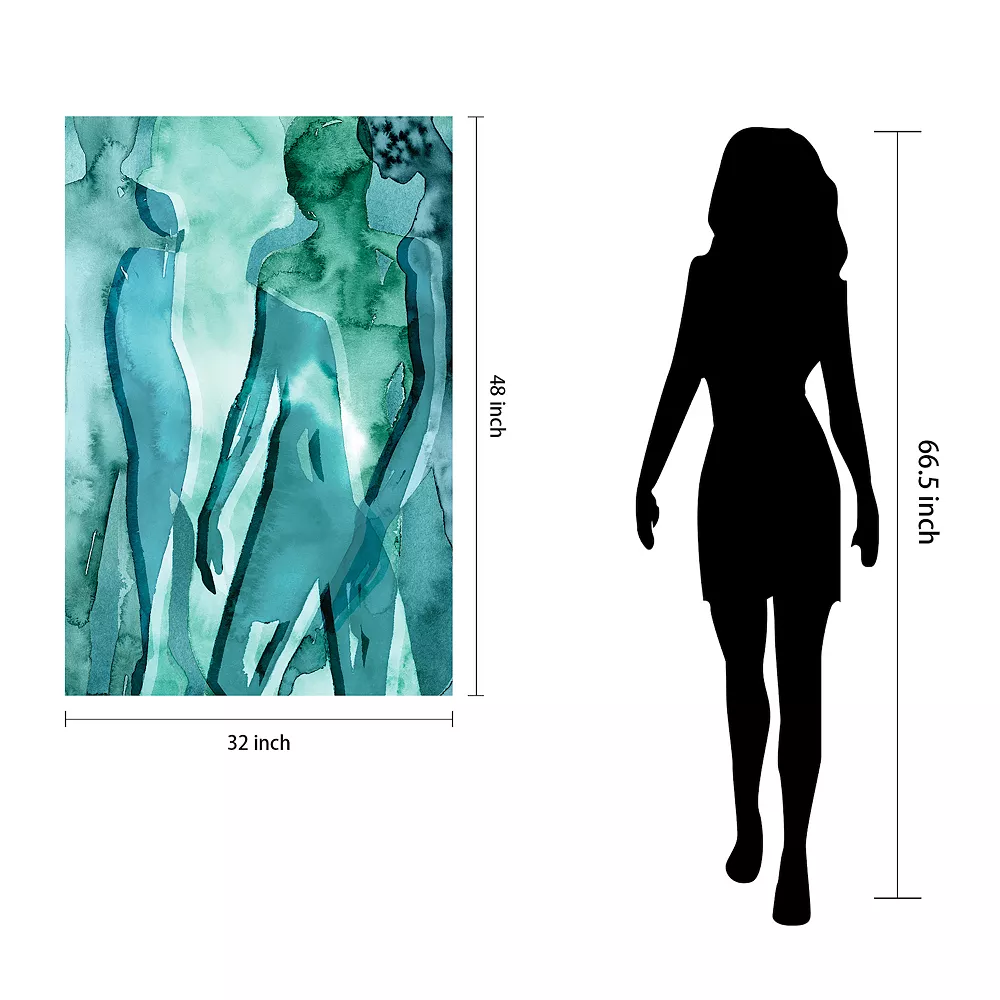 Empire Art Direct Water Women II Glass Wall Art - Image 5