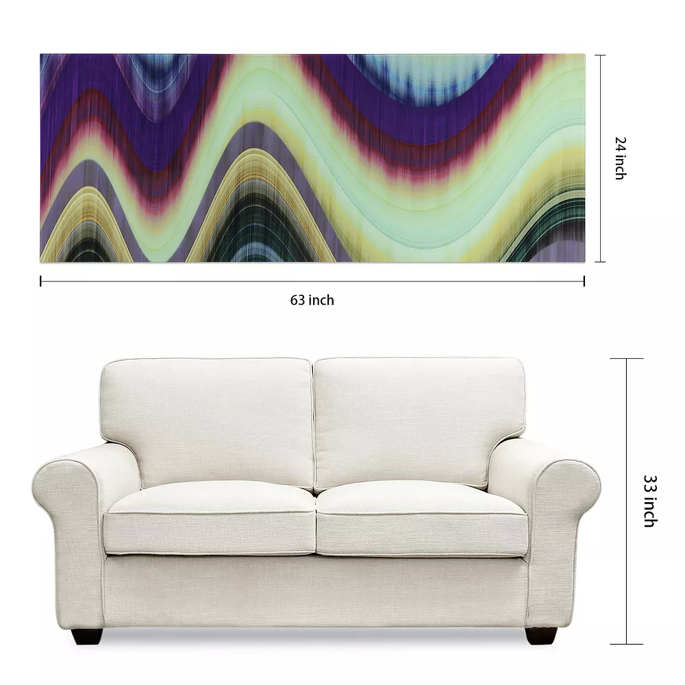 Empire Art Direct Rumba Abstract 3 Glass Wall Art - Image 5