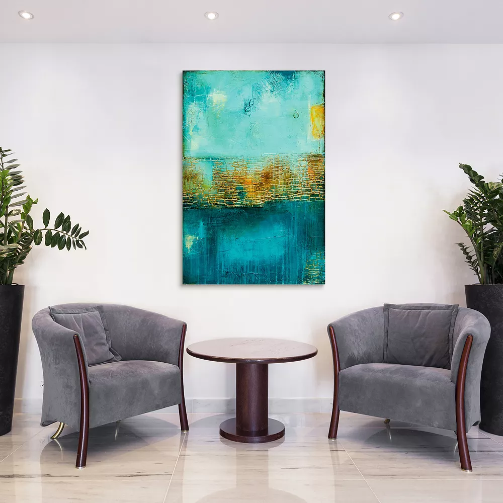 Empire Art Direct Castle Court Glass Wall Art - Image 2