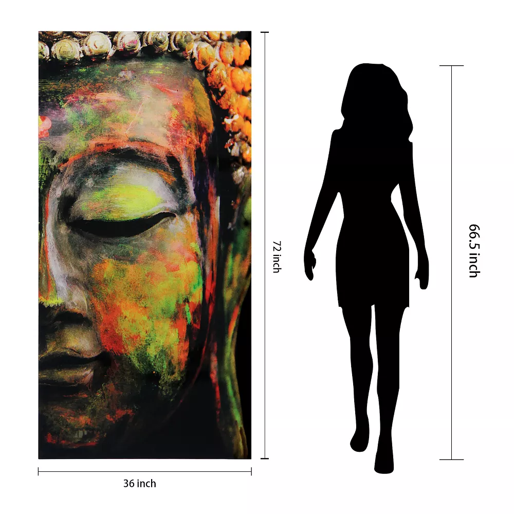 Empire Art Direct Buddha Glass Wall Art - Image 5