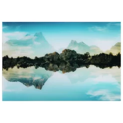 Empire Art Direct Quiet Waters Glass Wall Art