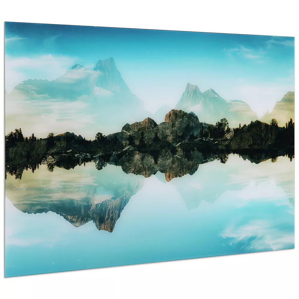 Empire Art Direct Quiet Waters Glass Wall Art - Image 3