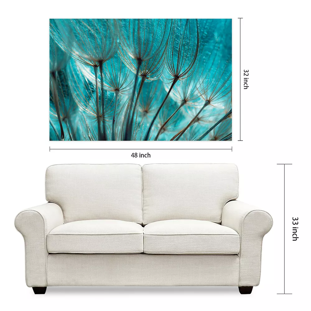 Empire Art Direct Dandelion Glass Wall Art - Image 5
