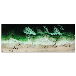 Empire Art Direct High Tide Glass Wall Art