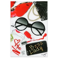 Empire Art Direct Boss Lady Glass Wall Art