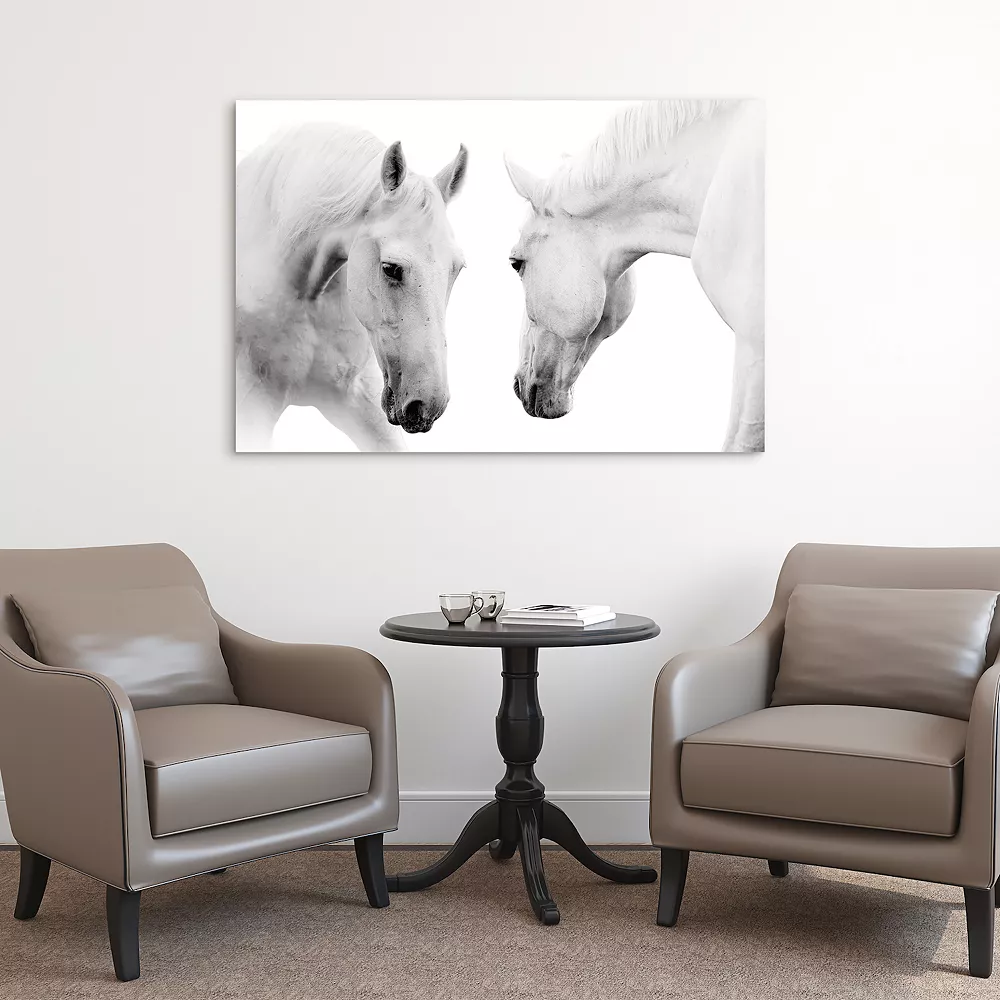 Empire Art Direct Reflection Horse Glass Wall Art - Image 2