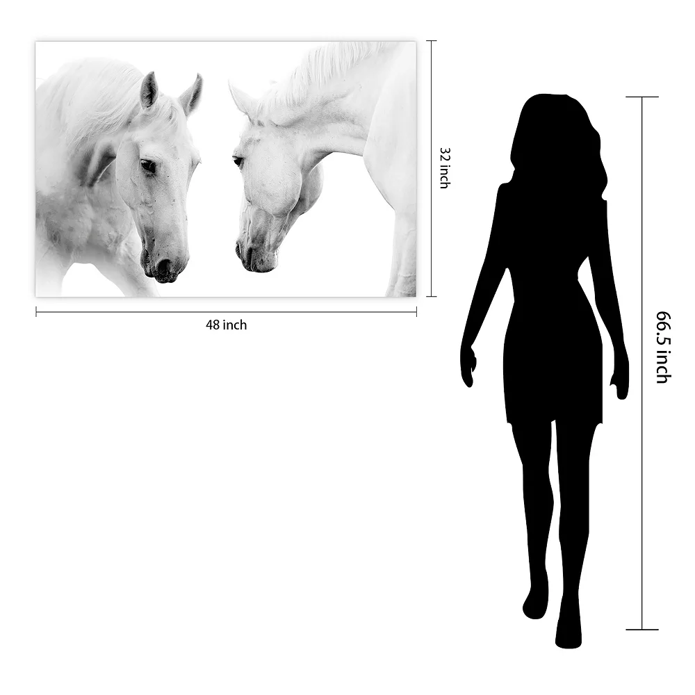 Empire Art Direct Reflection Horse Glass Wall Art - Image 5