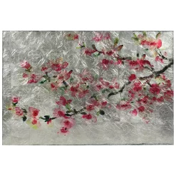 Empire Art Direct Cherry Blossom I Glass Wall Art