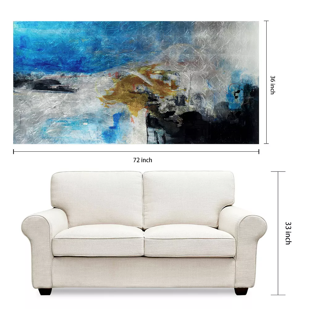 Empire Art Direct Interplay Abstract II Glass Wall Art - Image 6