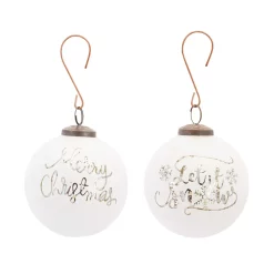 Melrose Glass Ornament 4-Piece Set
