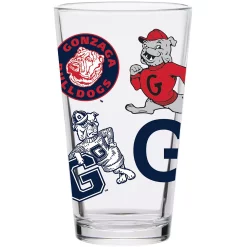 Unbranded Gonzaga Bulldogs 16oz. Medley Vintage Pint Glass