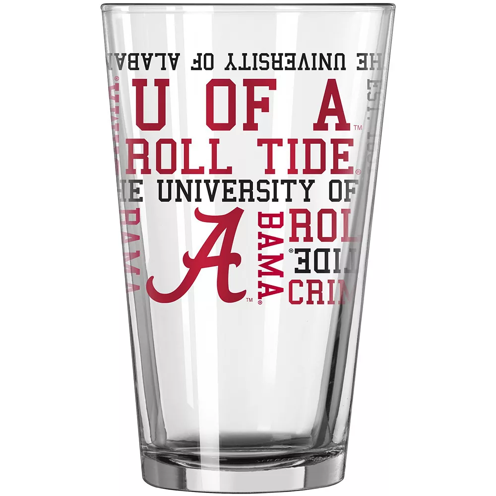 Alabama Crimson Tide 16oz. Team Spirit Pint Glass