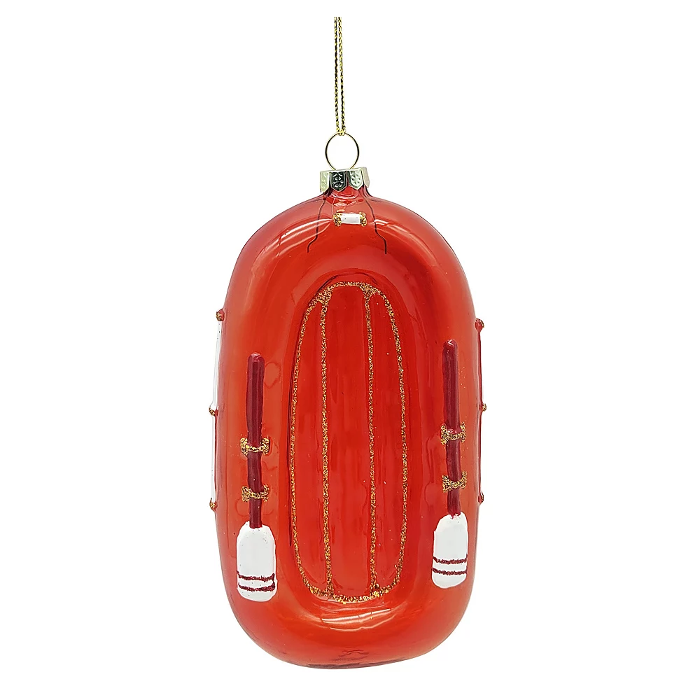 St. Nicholas Square® Glass Boat Christmas Ornament