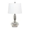 Elegant Designs Contemporary Curved Glass Table Lamp, Mercury