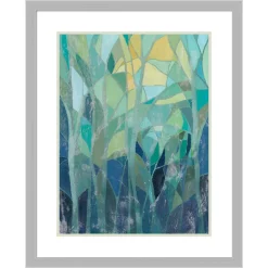 Amanti Art Stained Glass Forest I Framed Wall Art