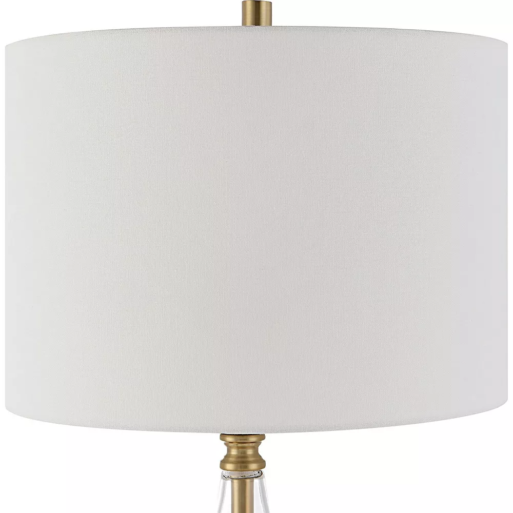 Unbranded Cone-Shaped Glass Table Lamp - Image 4