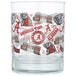 Alabama Crimson Tide 14oz. Local Rocks Glass