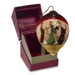 Precious Moments Three Kings Glass Christmas Ornament