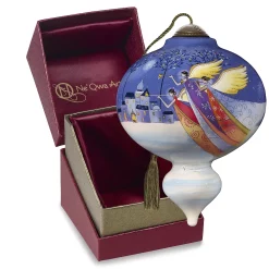 Precious Moments Angels Glass Christmas Ornament