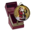 Precious Moments Santa Gifts Glass Christmas Ornament