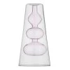 Sonoma Goods For Life® Outdoor 8.5''H Pink Cone-Shaped Glass Propagation Vase
