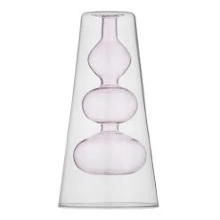 Sonoma Goods For Life® Outdoor 8.5''H Pink Cone-Shaped Glass Propagation Vase