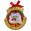 Christmas Central 3.5" Tootsie Roll Pop Candy Filled Lollipop Mr. Owl Glass Christmas Ornament