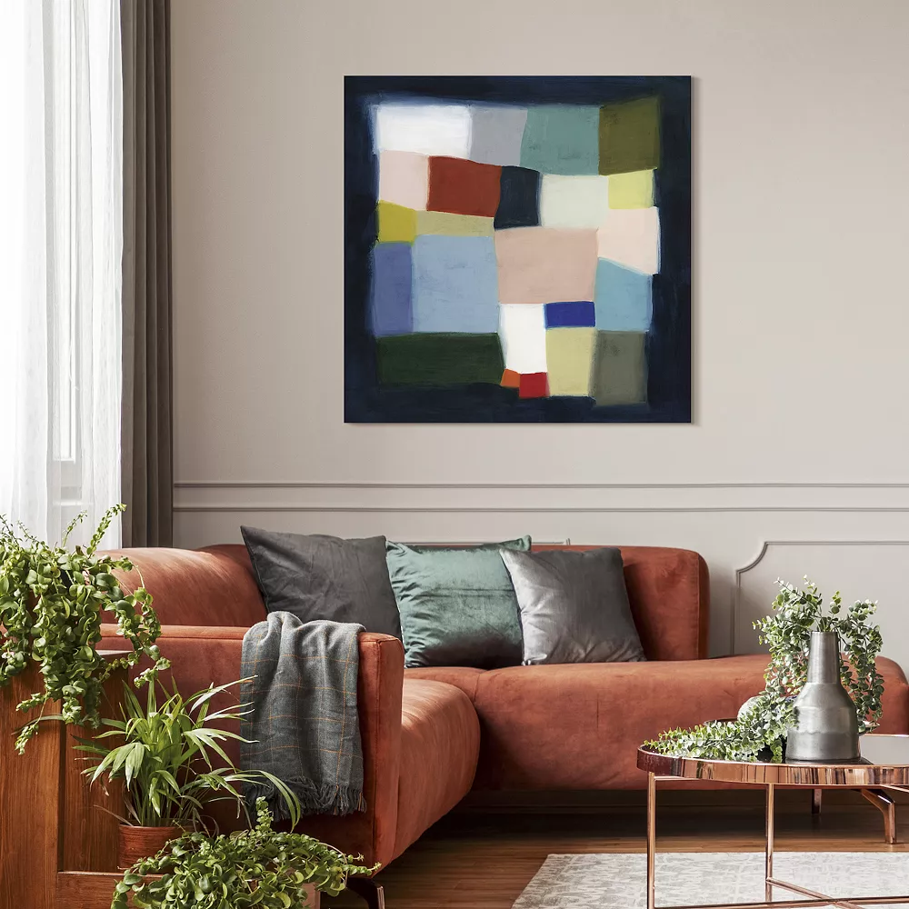 Empire Art Direct Chromatic Cube I Tempered Frameless Glass Wall Art - Image 2