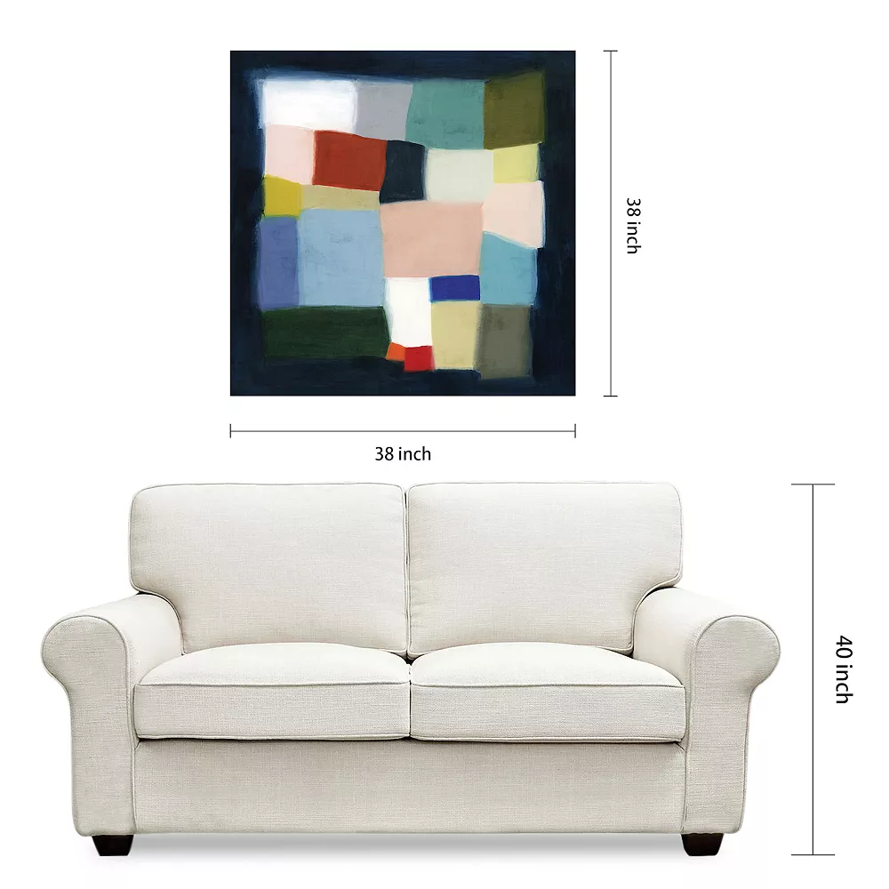 Empire Art Direct Chromatic Cube I Tempered Frameless Glass Wall Art - Image 6