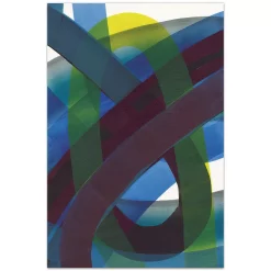 Empire Art Direct Pigment Play I Tempered Frameless Glass Wall Art