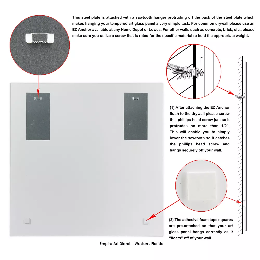 Empire Art Direct Flamingo Flair Tempered Frameless Glass Wall Art - Image 4