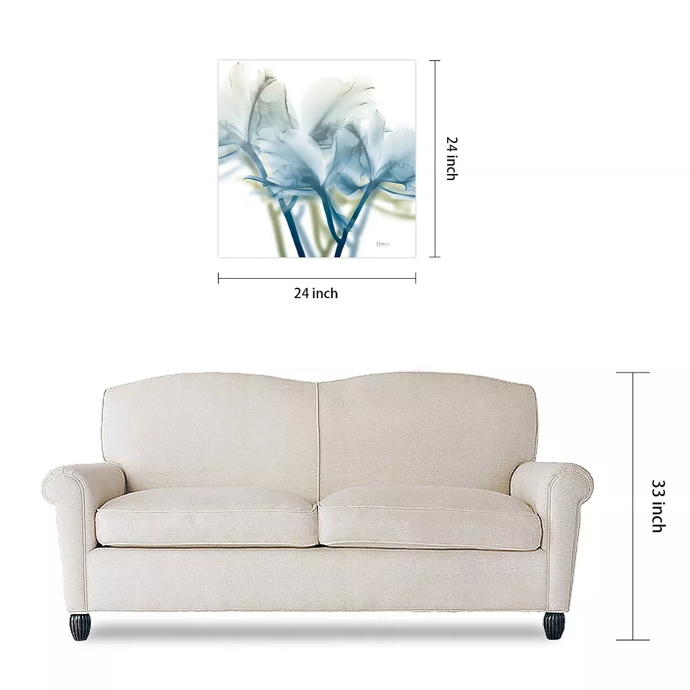 Empire Art Direct Unfocused Beauty 3 Tempered Frameless Glass Wall Art - Image 6