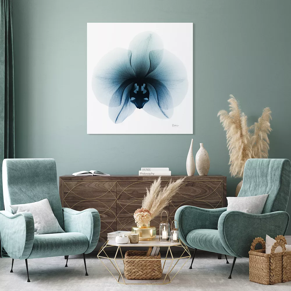 Empire Art Direct Glacial Orchid Tempered Frameless Glass Wall Art - Image 2