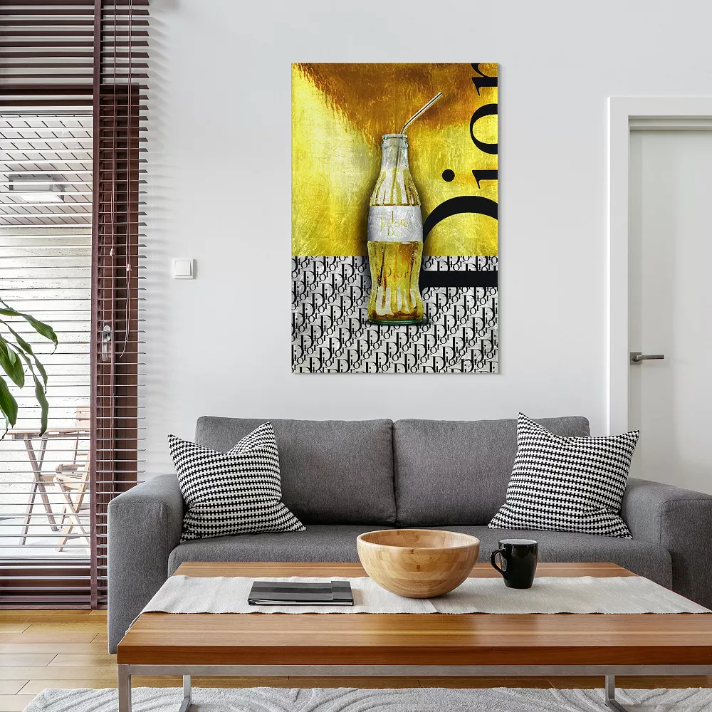 Empire Art Direct "D's Luxury Liquid Therapy" Tempered Glass With Silver Leaf - Image 6