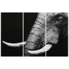Empire Art Direct Elephant ABC Glass Wall Art 3-piece Set