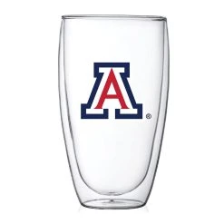 Arizona Wildcats 15oz. Double Wall Thermo Glass
