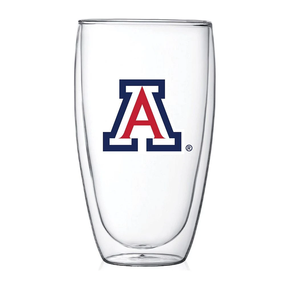 Arizona Wildcats 15oz. Double Wall Thermo Glass