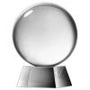 A&B Home 6" Clear Contemporary Large Glass Sphere With Stand