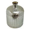 A&B Home 13.75" Metallic Silver Antique Style Narrow Mouth Glass Vase