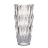 A&B Home 11.5" Clear Classic Vintage Style Short Glass Flower Vase